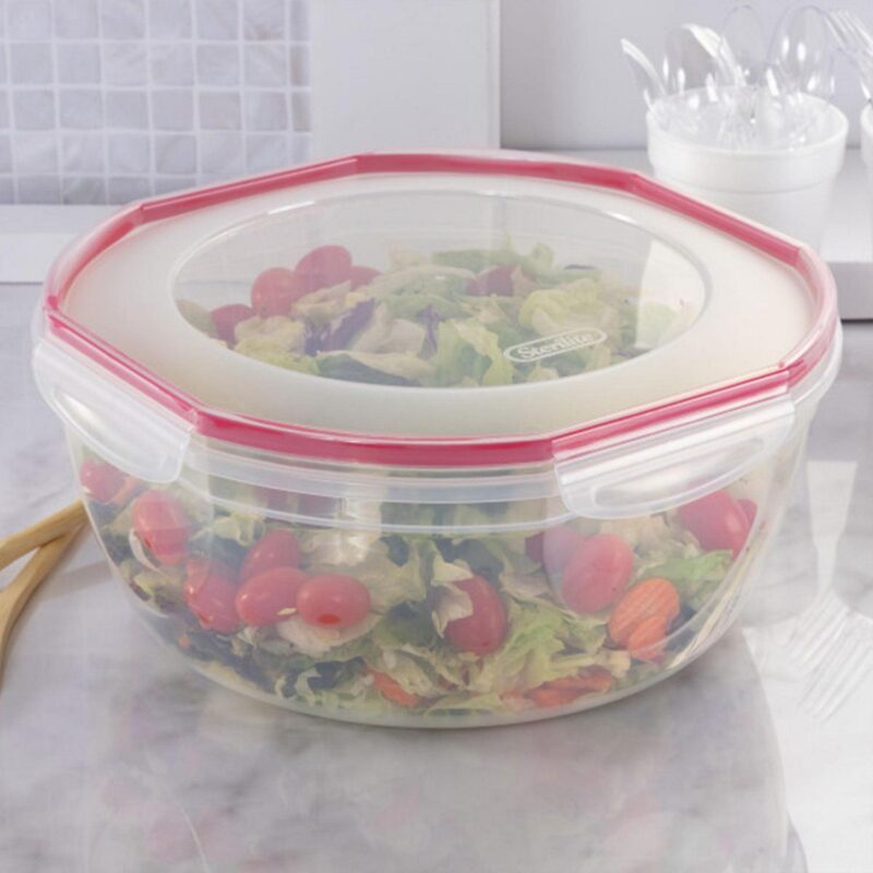 Sterilite Ultra Seal 8.10 Quart Plastic Food Storage Bowl Container, 6 Pack - Image 5
