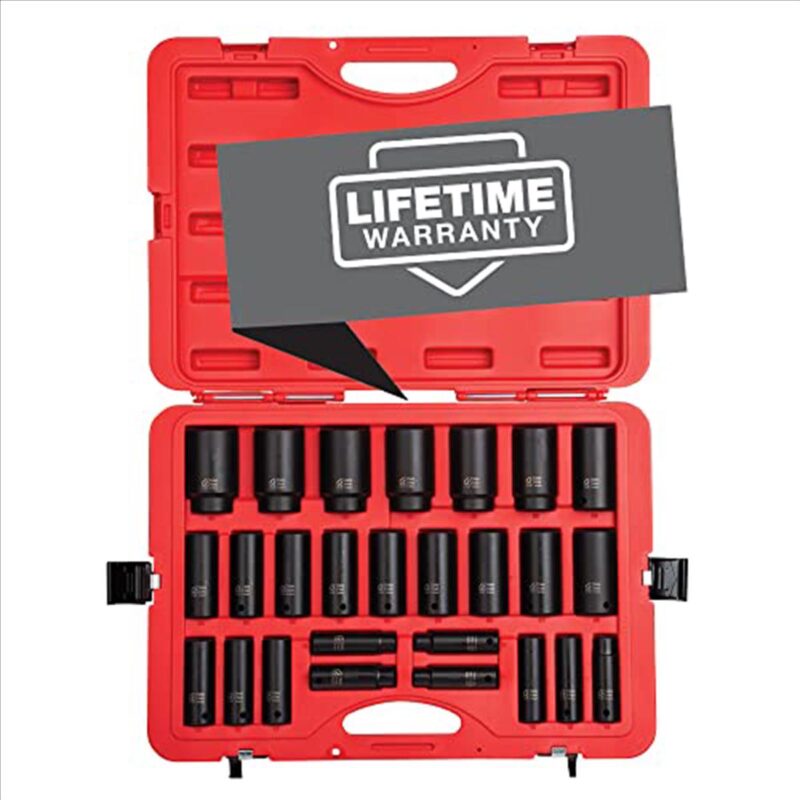 Sunex 2646 26-Piece 1/2  Drive Deep Metric Impact Socket Set - Image 3