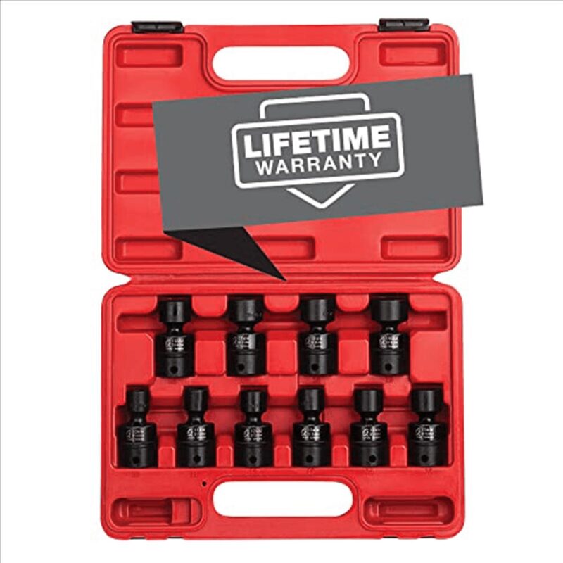 Sunex 3657 3/8  Drive 10 Pc. Metric Univ. Impact Socket Set delete 6 pt - Image 3