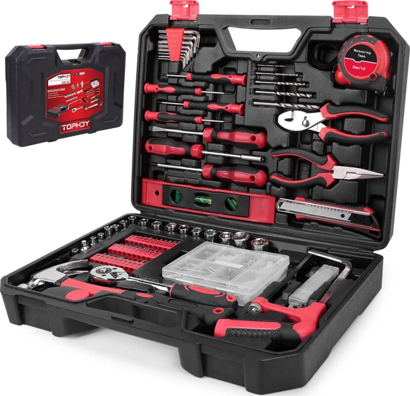 TOPHDY 226 Piece Household Tool Set, General Mechanic Tool Kit, Home Repair Tool Set, General Home Repair Tool Kit
