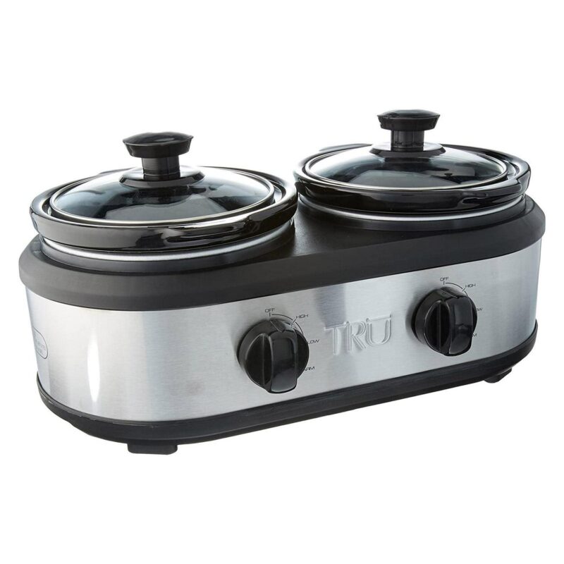 TRU Dual Crock Buffet Slow Cooker, New, Model: SC-2125
