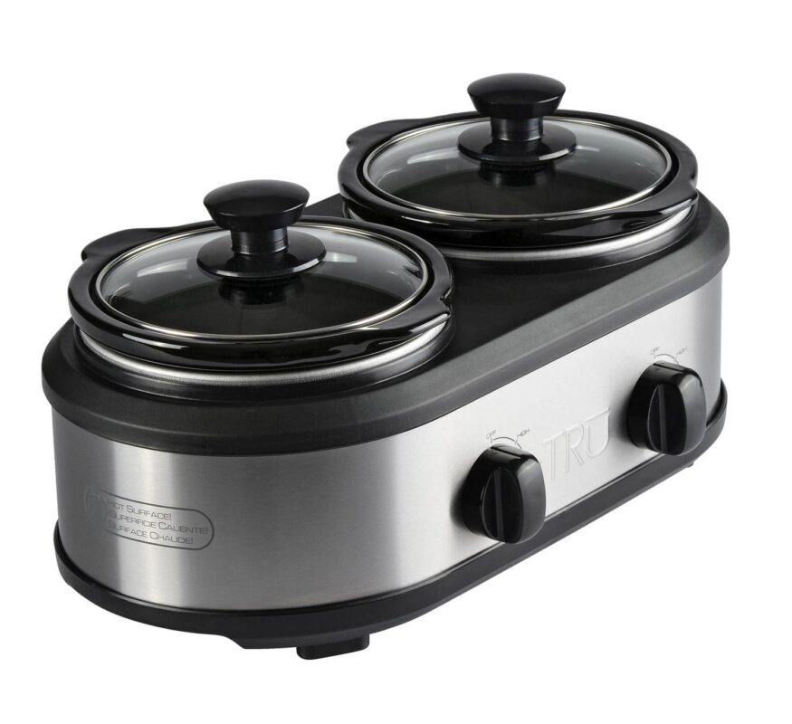 TRU Dual Crock Buffet Slow Cooker, New, Model: SC-2125 - Image 5