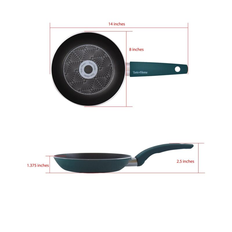 Taste of Home 8 Piece Non-stick Aluminum Cookware Set - Image 3