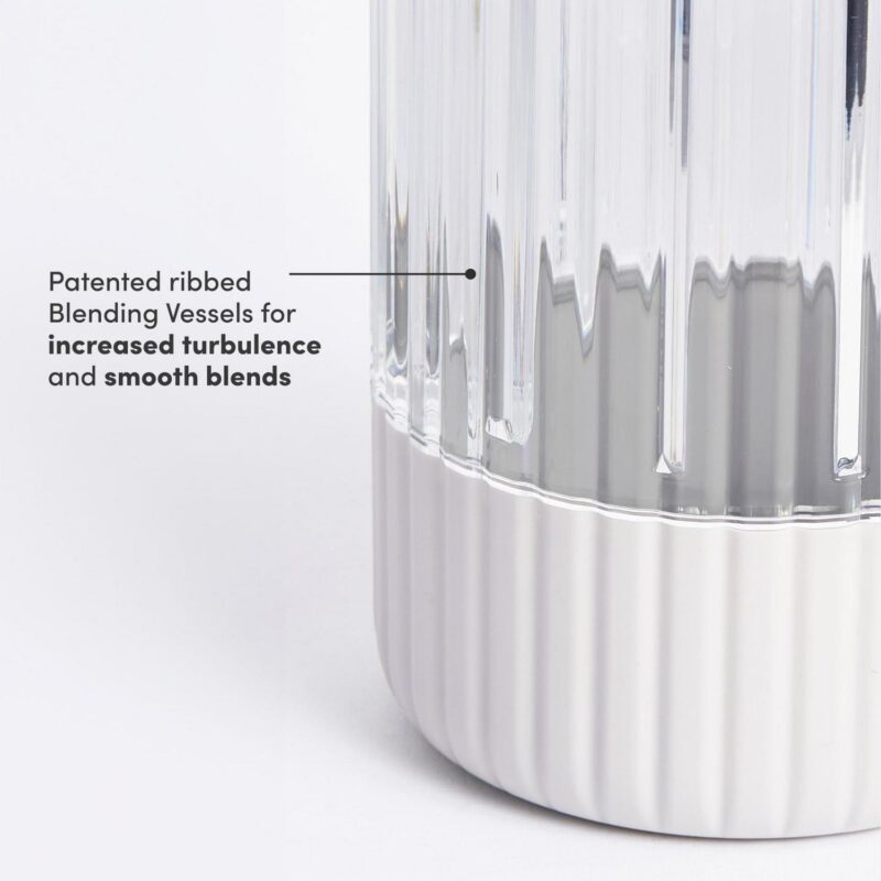The Beast Blender; Personal Countertop Blending for Smoothies, Shakes, Food Prep and Frozen Fruits and Veggies; Extra Portable Vessels, Straw Cap and Straws Included; 1000W Motor (Cloud White) - Image 7