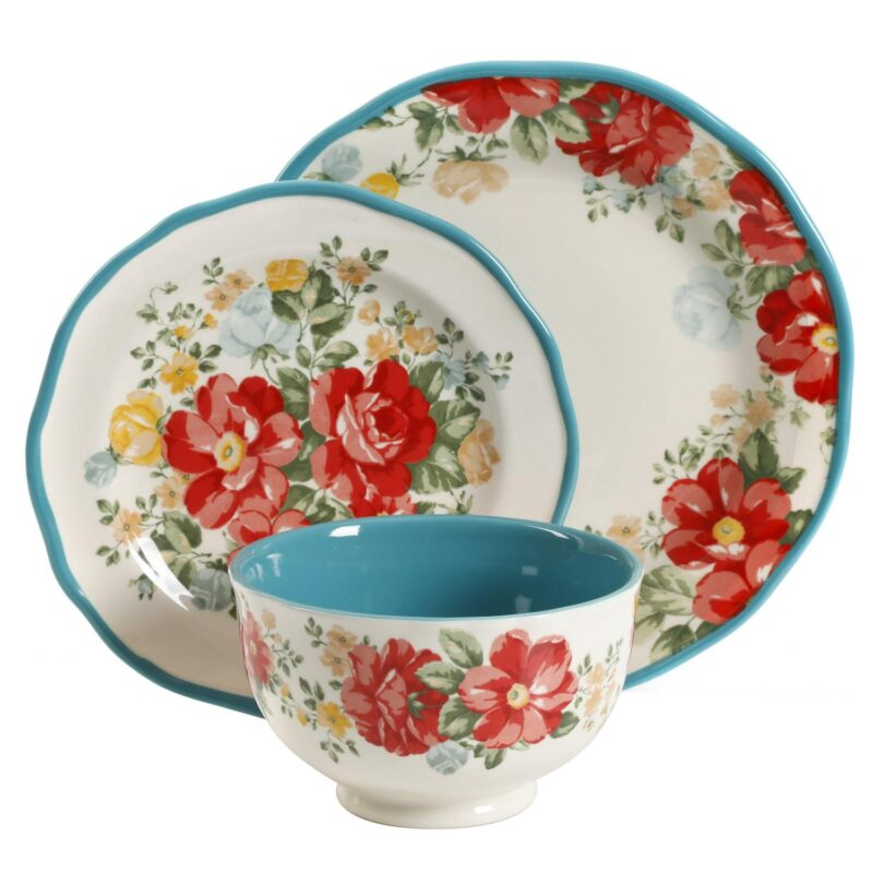 The Pioneer Woman Assorted Dinnerware Set, 12-Piece Set - Image 6