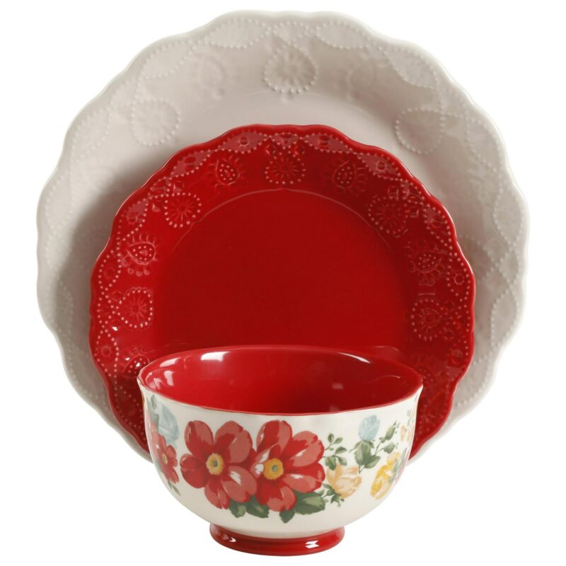 The Pioneer Woman Assorted Dinnerware Set, 12-Piece Set - Image 5