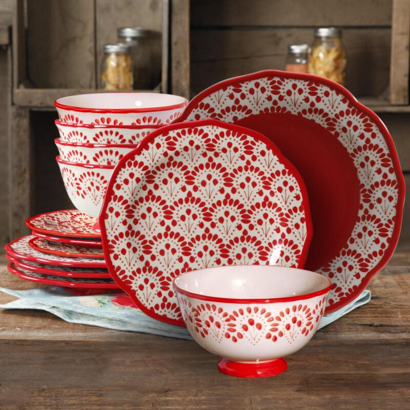 The Pioneer Woman Betsy 12-Piece Dinnerware Set - Image 2