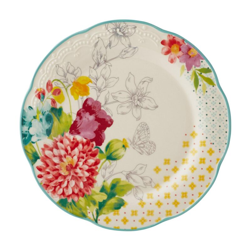 The Pioneer Woman Blooming Bouquet 12-Piece Dinnerware Set - Image 3