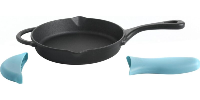 The Pioneer Woman Frontier Speckle 24-Piece Aluminum Cookware Combo Set, Turquoise - Image 8