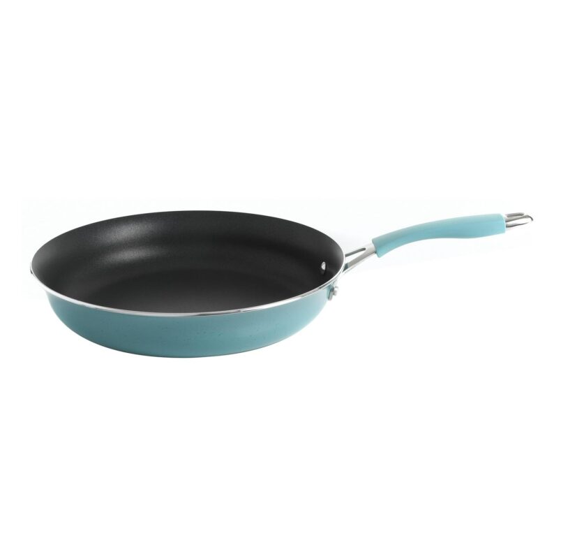 The Pioneer Woman Frontier Speckle 24-Piece Aluminum Cookware Combo Set, Turquoise - Image 20