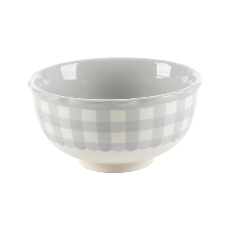 The Pioneer Woman Gingham Grey 12-Piece Dinnerware Set - Image 2
