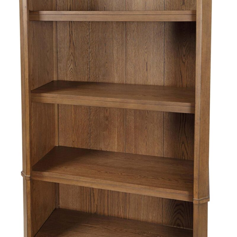 The Pioneer Woman Helen Bookcase Made With Solid Wood Frame, Heirloom Brown - Image 6