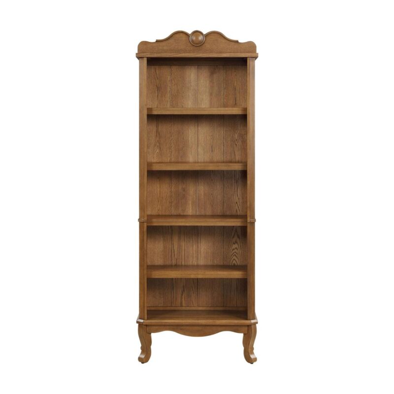 The Pioneer Woman Helen Bookcase Made With Solid Wood Frame, Heirloom Brown - Image 4