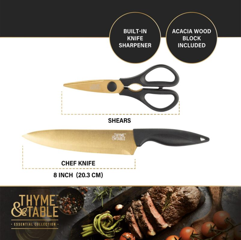Thyme and Table 15-Piece Knife Block Set - Image 4