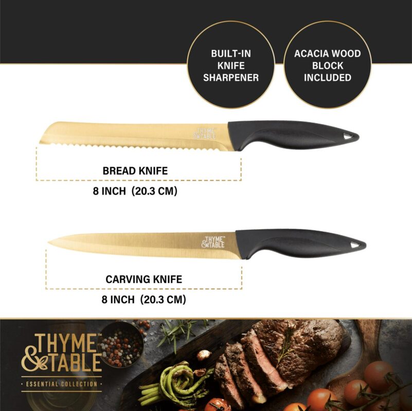 Thyme and Table 15-Piece Knife Block Set - Image 5