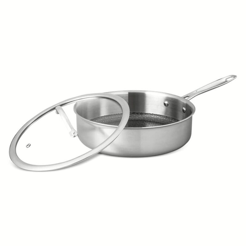 Thyme and Table 16-Piece Tri-Ply Non-Stick Etch-Tech Cookware and Utensil Set - Image 7