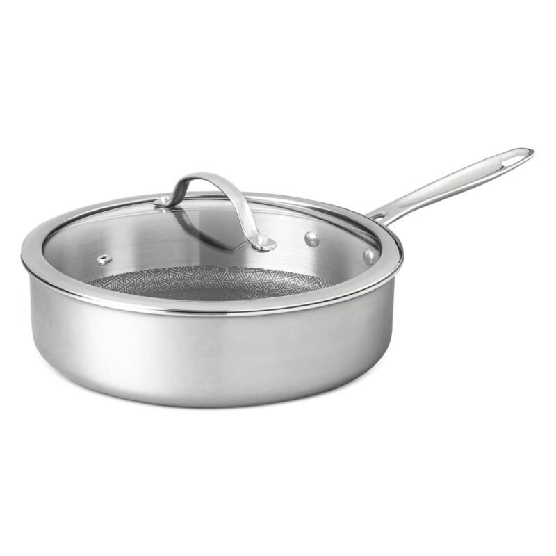 Thyme and Table 16-Piece Tri-Ply Non-Stick Etch-Tech Cookware and Utensil Set - Image 6