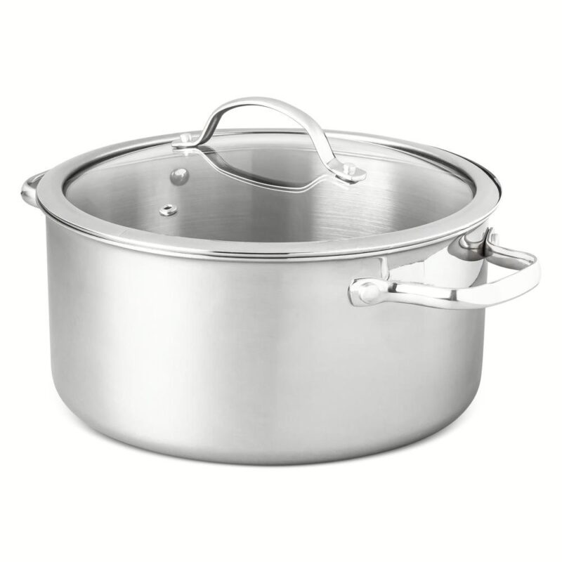Thyme and Table 16-Piece Tri-Ply Non-Stick Etch-Tech Cookware and Utensil Set - Image 8