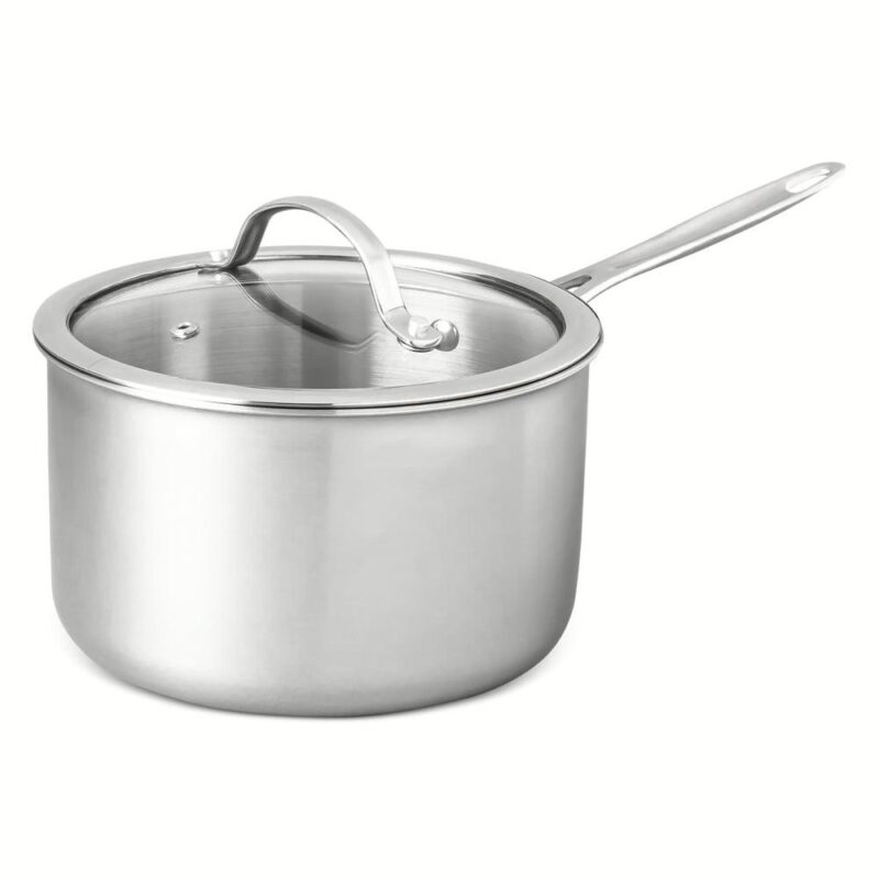 Thyme and Table 16-Piece Tri-Ply Non-Stick Etch-Tech Cookware and Utensil Set - Image 4