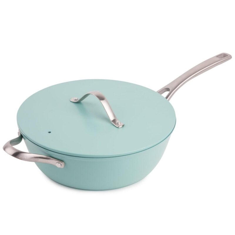 Thyme and Table Chef Set with Steamer Basket, Acadia Blue