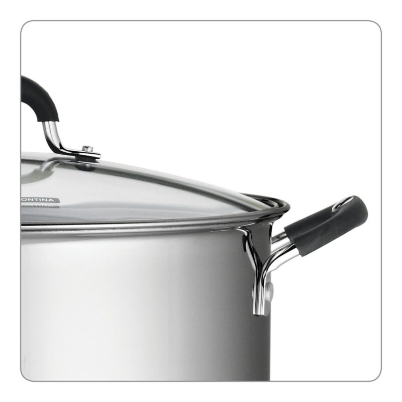 Tramontina 16 Quart Stainless Steel Covered Stock Pot - Image 4