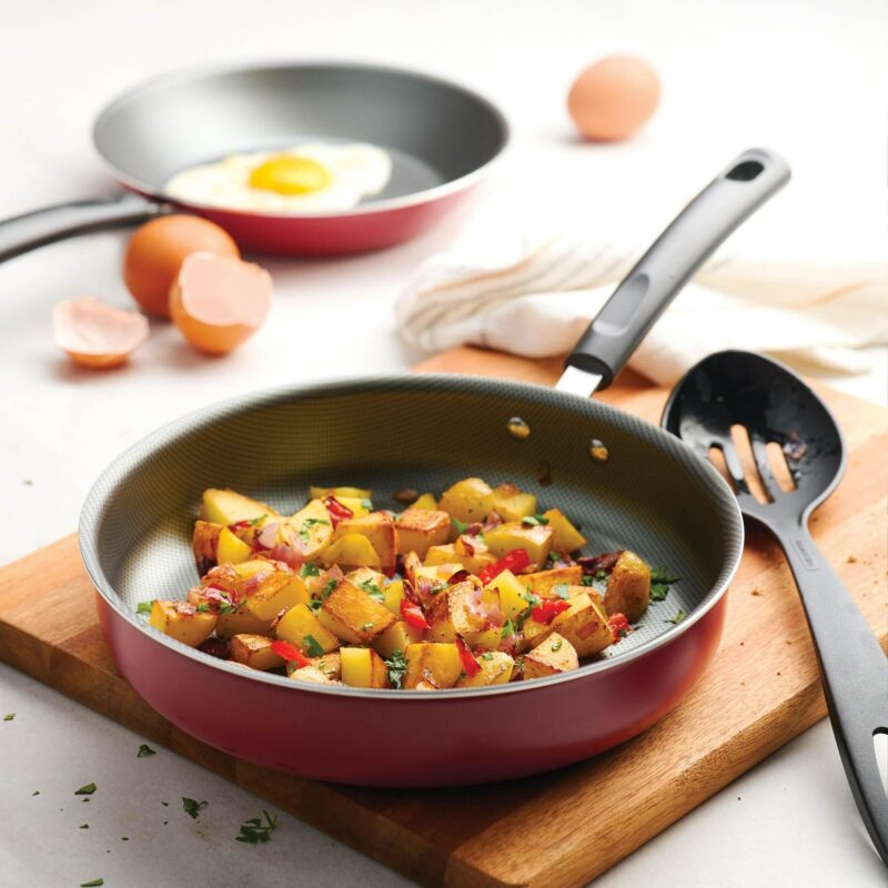 Tramontina Primaware 18 Piece Non-stick Cookware Set, Red - Image 7