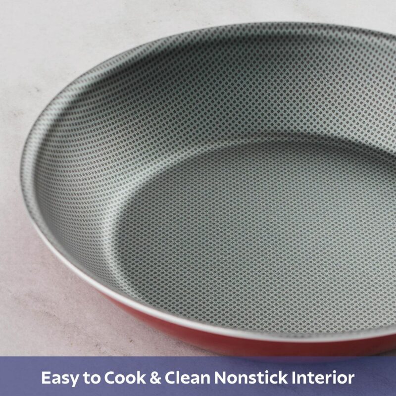Tramontina Primaware 18 Piece Non-stick Cookware Set, Red - Image 11