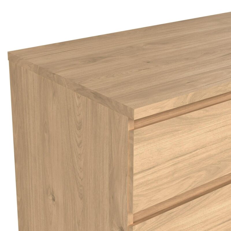 Tvilum Scottsdale 6 Drawer Double Dresser for Adults, Jackson Hickory - Image 6