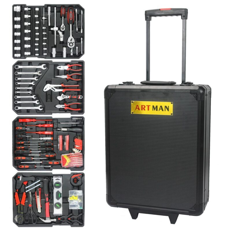 UBesGoo 899 Pcs Tool Set, Household Repair Hand Tool Kit, Mechanics Tool Kit - Image 3