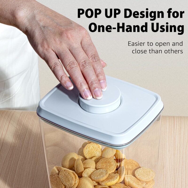 Uamector Pop Container Sets, 8-Piece Airtight Food Storage Containers - Image 3