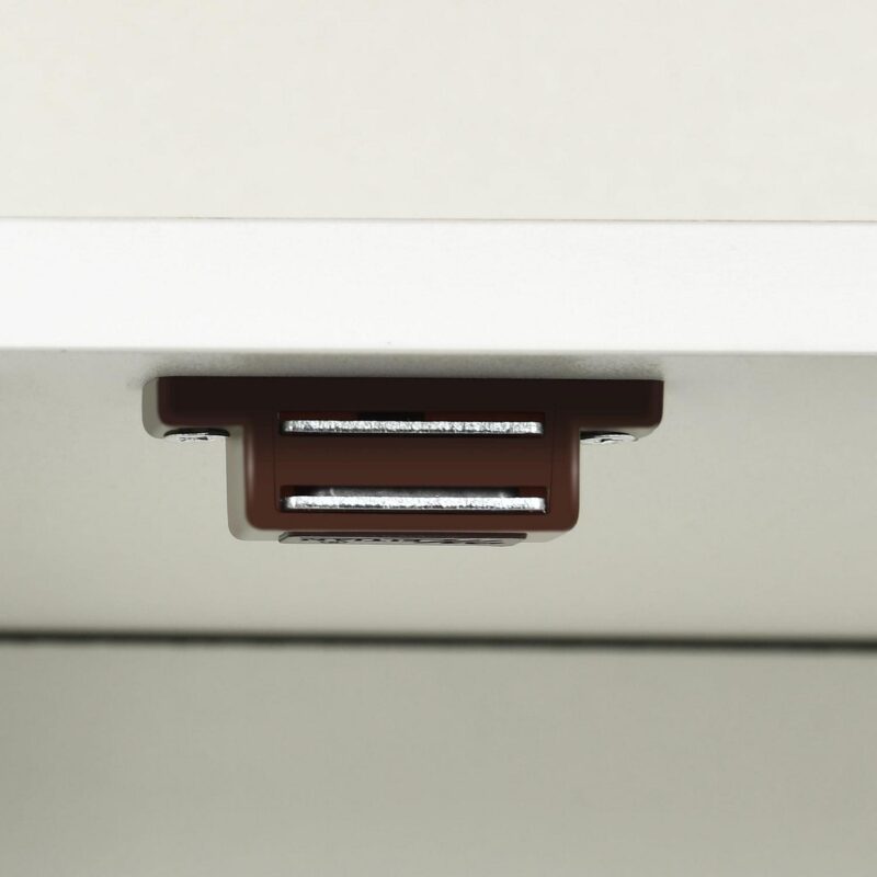 Uforic Kitchen Storage Cart with 2 Tilt Out Trash Can, Rolling Kitchen Island with Power Outlets and Drawers, White - Image 6