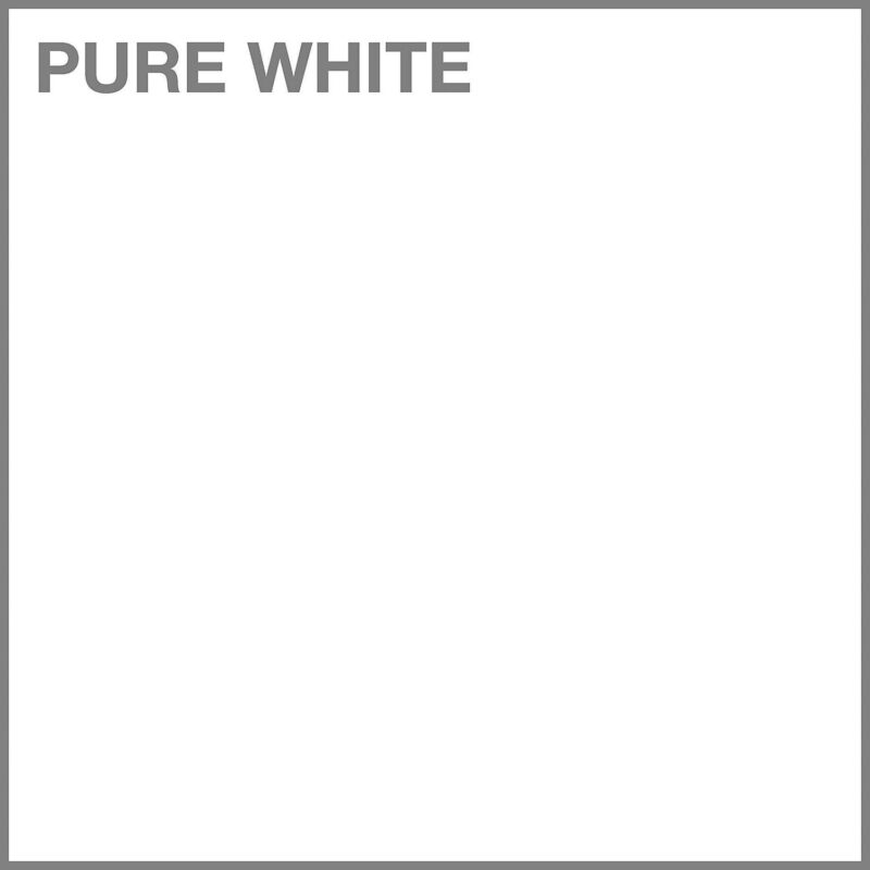 Universal 2 Shelf Bookcase in Pure White - Engineered Wood - Image 4