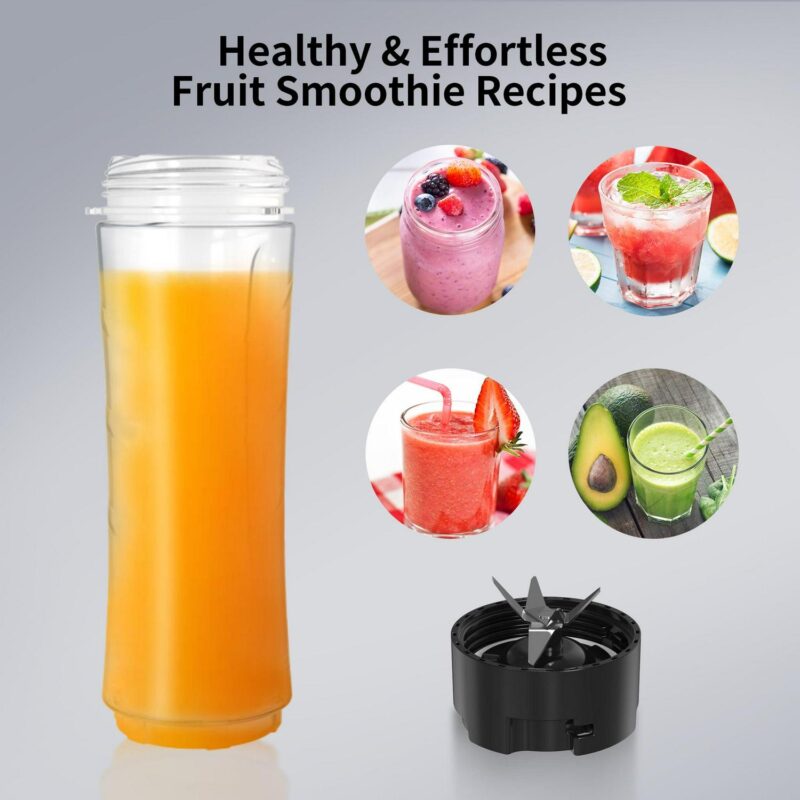 VAVSEA 1000W Smoothie Blender for Shakes and Smoothies, 3 IN1 Kitchen Personal Blenders and Grinder Combo for Protein Drinks, BPA-Free, 2 Speeds and Pulse - Image 3
