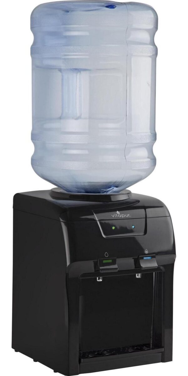 Vitapur Countertop Room and Cold (42.8A F - 46.4A F) Water Dispenser Black