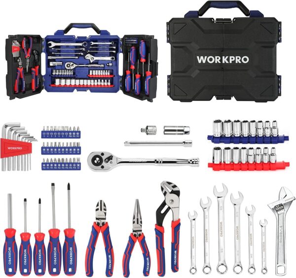 WORKPRO 87 Piece Mec 1ca5ec6c53931ad3011eec1a54907b82