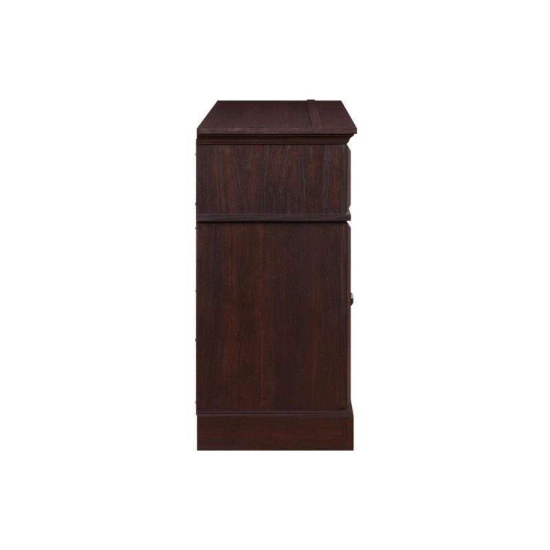 Whalen Furniture Barston Media Fireplace TV Stand for TVs up to 55a , Cherry Brown Finish - Image 10