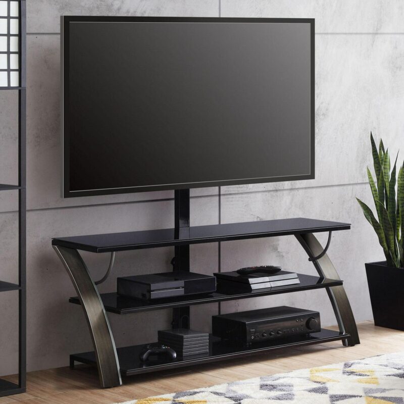Whalen Payton 3-in-1 Flat Panel TV Stand for TVs up to 65 , Charcoal