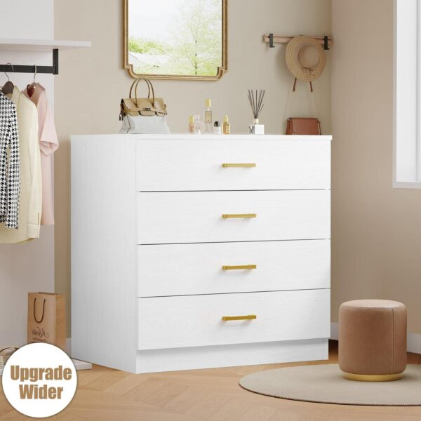 White 4 Drawer Wood 6af2da3bff093be442e1075c7831a061