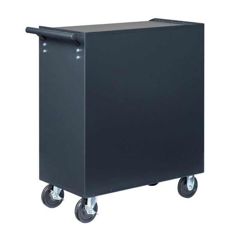 Winado 4-Drawer Rolling Tool Chest with Wheels, for Garage, Warehouse, Factory, Black - Image 4