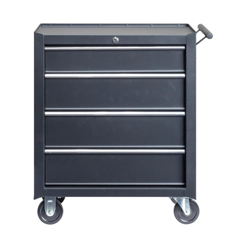 Winado 4-Drawer Rolling Tool Chest with Wheels, for Garage, Warehouse, Factory, Black - Image 2