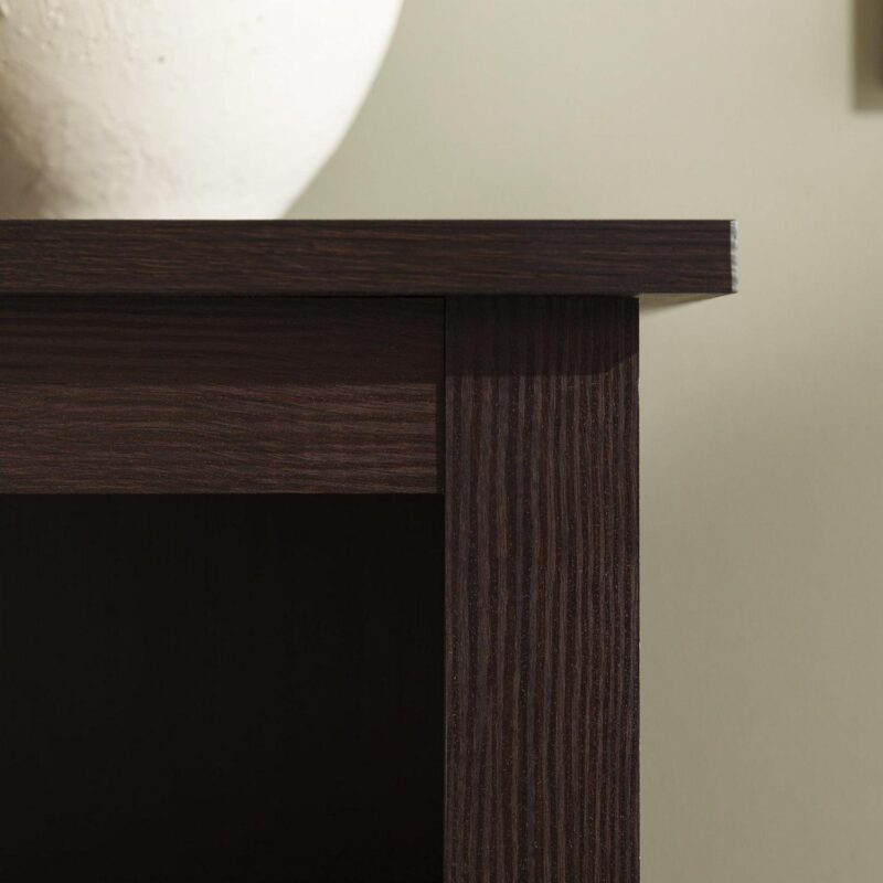 Woven Paths Open Storage TV Stand for TVs up to 80 , Espresso - Image 8