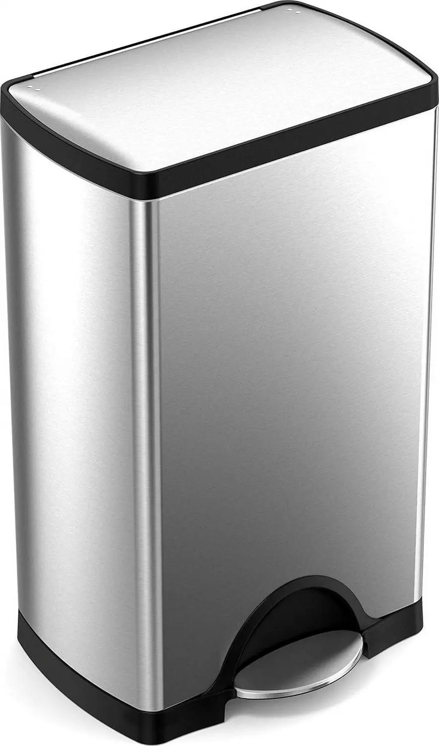 simplehuman Indoor Step Trash Can Brushed Stainless Steel 10 Gal. (CW1814) 1 simplehuman Indoor Step Trash Can Brushed Stainless Steel 10 Gal. (CW1814)