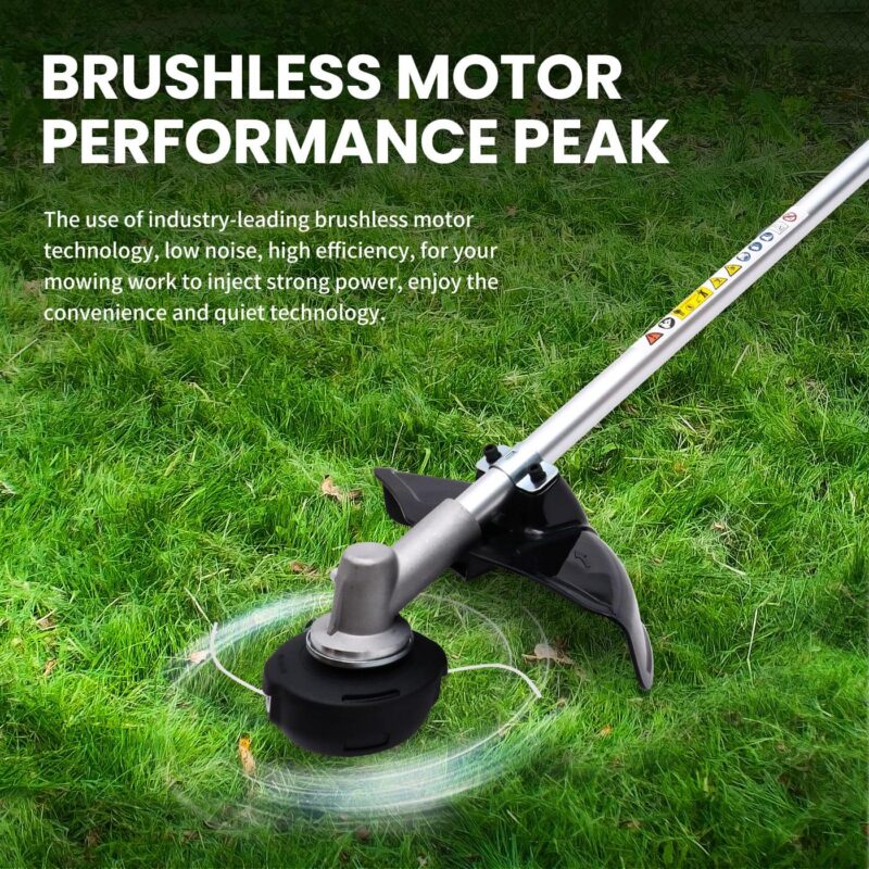 1000W 2-in-1 Cordless String Trimmer, 40V 3-Speed Weed Eater with 4.0Ah Battery and Charger - Image 5