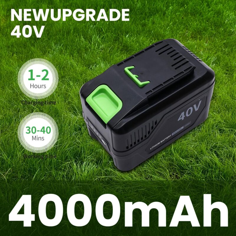 1000W 2-in-1 Cordless String Trimmer, 40V 3-Speed Weed Eater with 4.0Ah Battery and Charger - Image 8