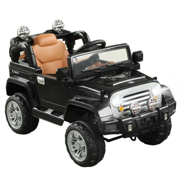 12v Kids Ride On Car Off-road Battery-powered Jeep Truck With Remote, Mp3, Light