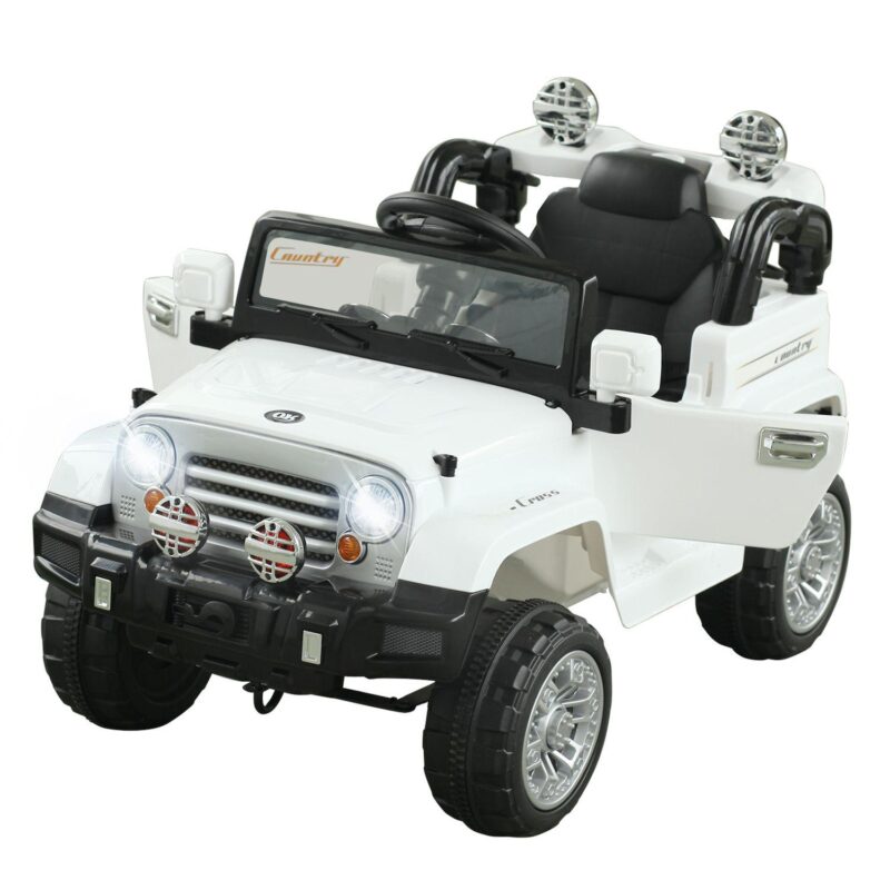 12v Kids Ride On Car Off-road Battery-powered Jeep Truck With Remote, Mp3, Light - Image 5