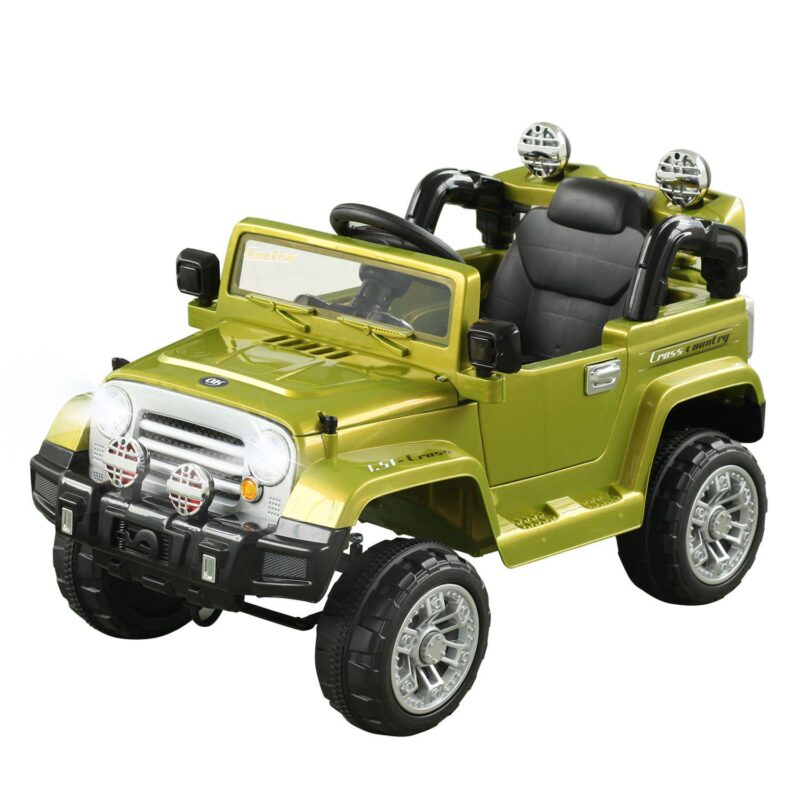12v Kids Ride On Car Off-road Battery-powered Jeep Truck With Remote, Mp3, Light - Image 6