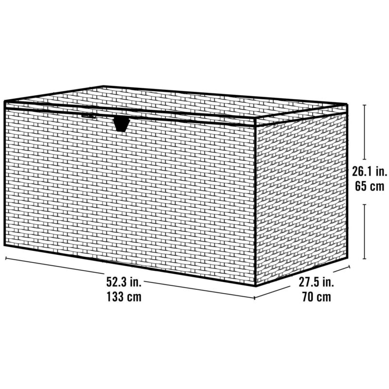 134 GALLON DECK BOX 134 GALLON ANTHRACITE - Image 3
