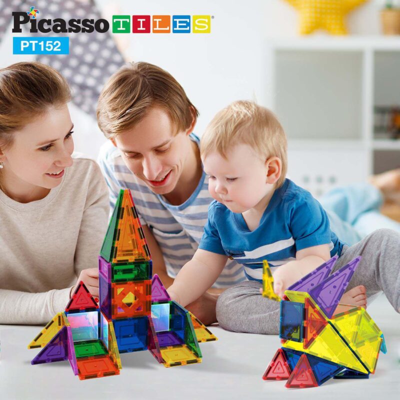 152pcs Magnetic Tiles Building Set - Image 2