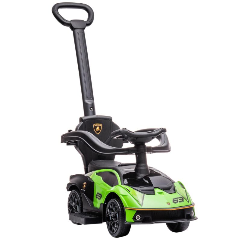 2 In 1 Ride On Push Car Essenza Scv12 Licensed Toddler Sliding Car Manual Orange - Image 7